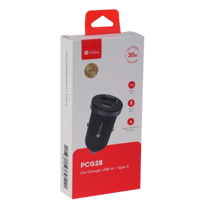 شارژر فندکی 30 وات پرووان مدل PCG28